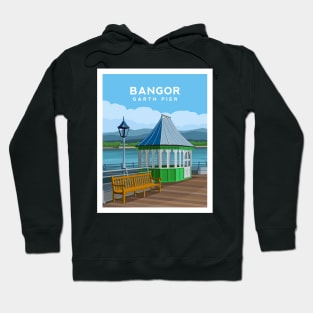 Garth Pier in Bangor, North Wales Hoodie